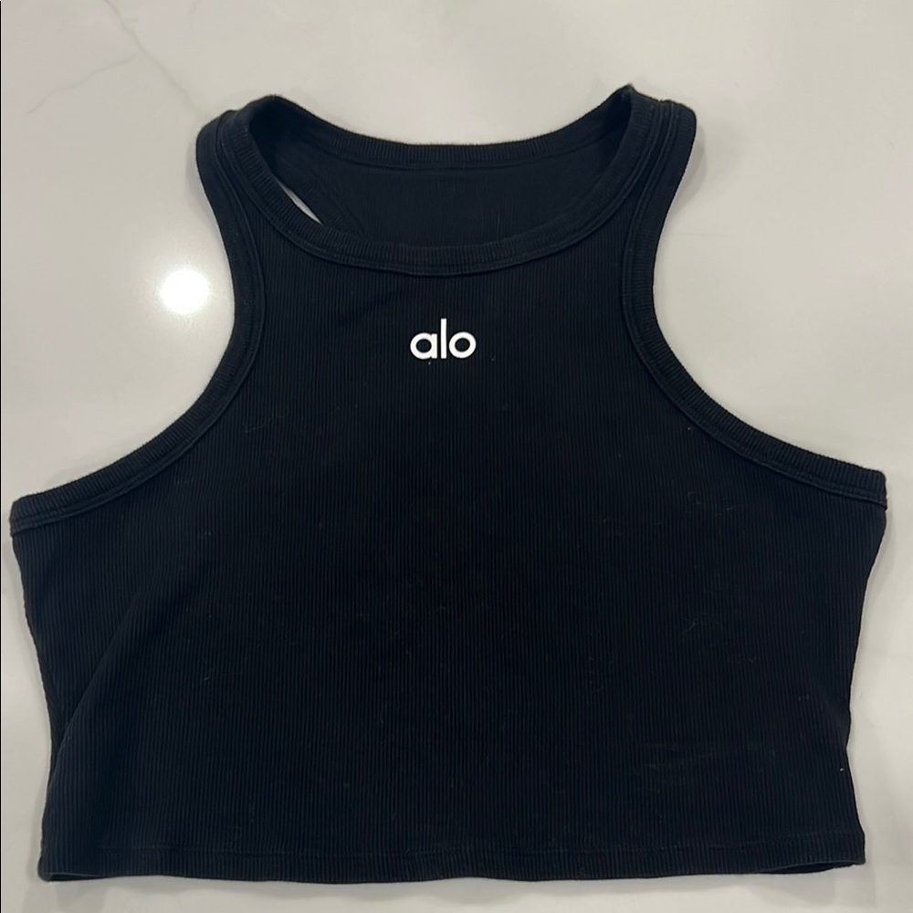 ALO Yoga Black Tank Top